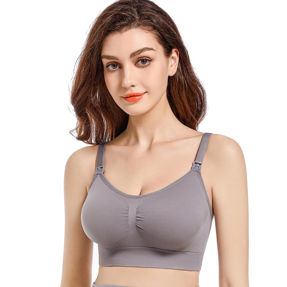 Plus Size Maternity Bra Nursing Bras Clothes for Pregnant Women Pregnancy Breastfeeding Intimates Underwear Feeding Clothing EMA