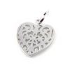 [H2637] - Silver Pendant 'Love' Silver (rhodium-plated) - 15 Mm