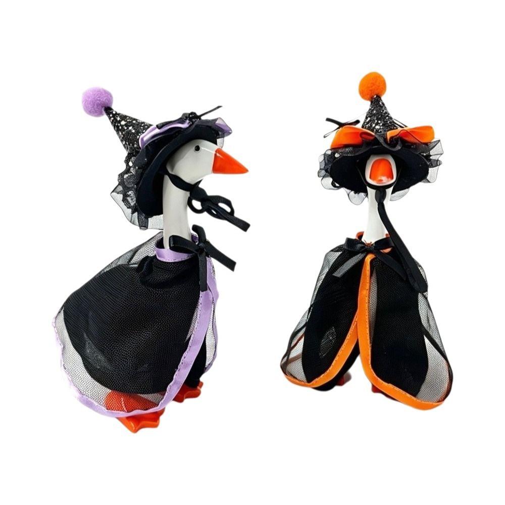 1 Set Cloak Design Mini Doll Dress-Up Witch Theme Halloween Creative Costume Halloween Party Decor