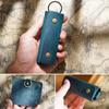 Натуральная кожа мужской автомобильный ключ чехол роскошный карманный брелок чехол универсальный мини ключ сумка для дома