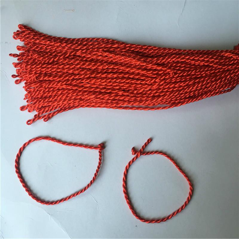 100 Pcs Braided Lucky Red String/Rope/Cord Bracelet Protection Women Men Gifts
