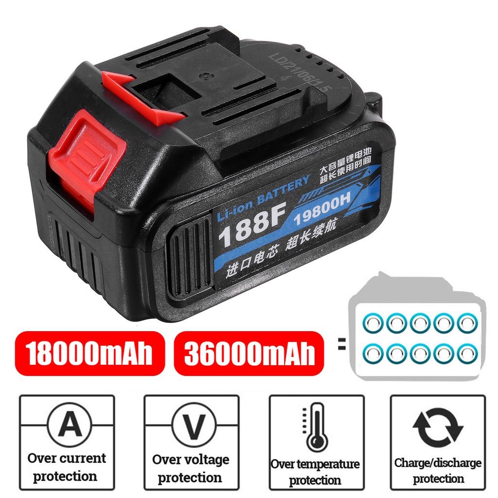 6 Inch Mini Electric Chain Saw Cordless Woodworking Pruning Chainsaw Brushless Garden Tool with 19800H Battery