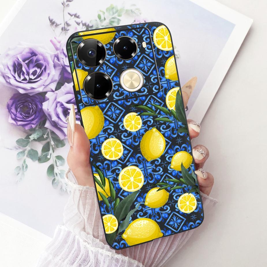 For Infinix Note 40 40X 5G Case X6852 New Butterfly Painted Cover Soft Silicone Case For Infinix Note 40 Pro Plus Note40 X Shell
