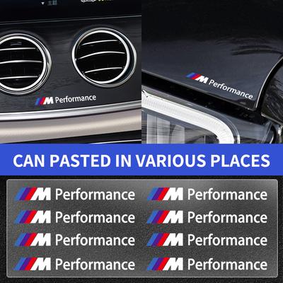 Эмблема M LOGO Наклейки для интерьера автомобиля Случайные Наклейки Стайлинг рулевого колеса автомобиля Для X7 X3 X4 X5 X6 3 4 5 6 7 Серии Z4 M M3 M5 M6 E38 E39 E46 E53 E60 E61