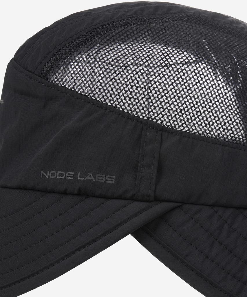 NODE LABS Разработка:11 Солнцезащитные очки Шляпа-сафари с вырезами_Черный