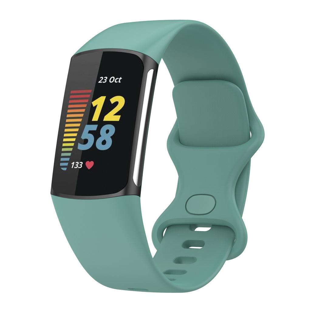 Силиконовый ремешок для Fitbit Charge 6, ремешок, аксессуары, официальный, мягкий, сменный браслет, спортивный браслет для ремешков Fitbit Charge 5