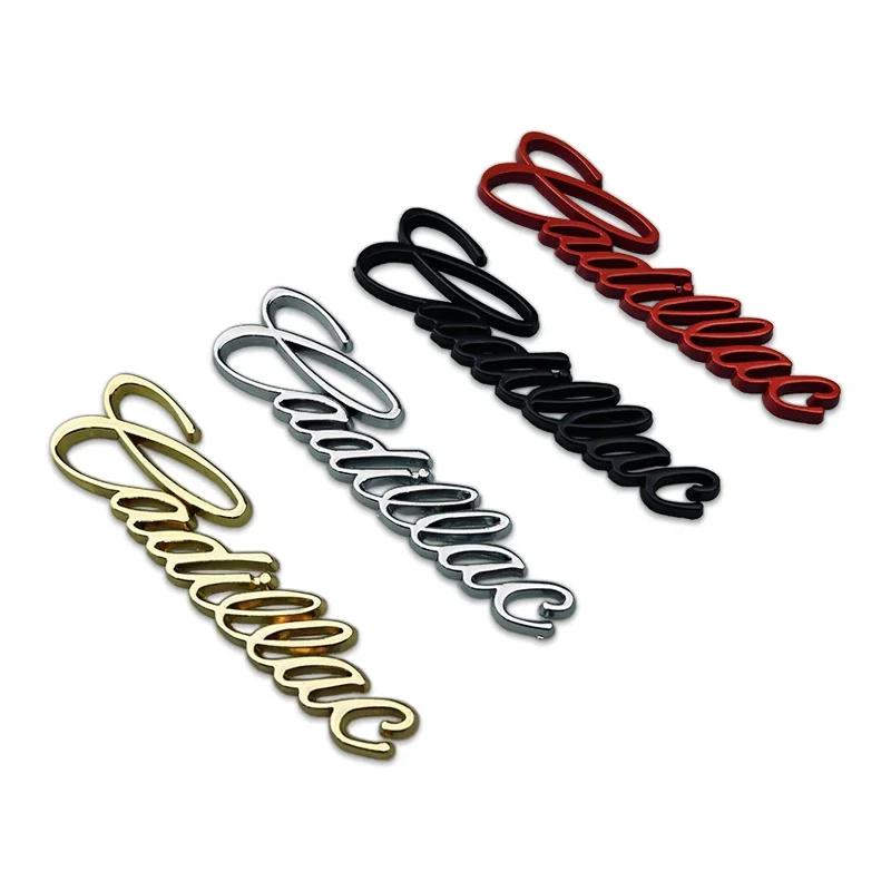 Classic 9.5x2.5cm Metal Emblem Sticker for Cadillac CT4 CT5 XT4 XT5 XT6 ATS CTS CT6 Side Fender Trunk Badge Exterior Decoration