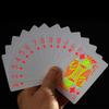 Fluorescent PVC Playing Cards Magic Waterproof Poker Glow In The Dark Bar Party KTV Plastic Professional Poker Cards