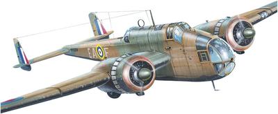 Пластиковая модель британского бомбардировщика Handley Page Hampden VALOM CV14431 1/144 B.Mk.1 с двумя двигателями