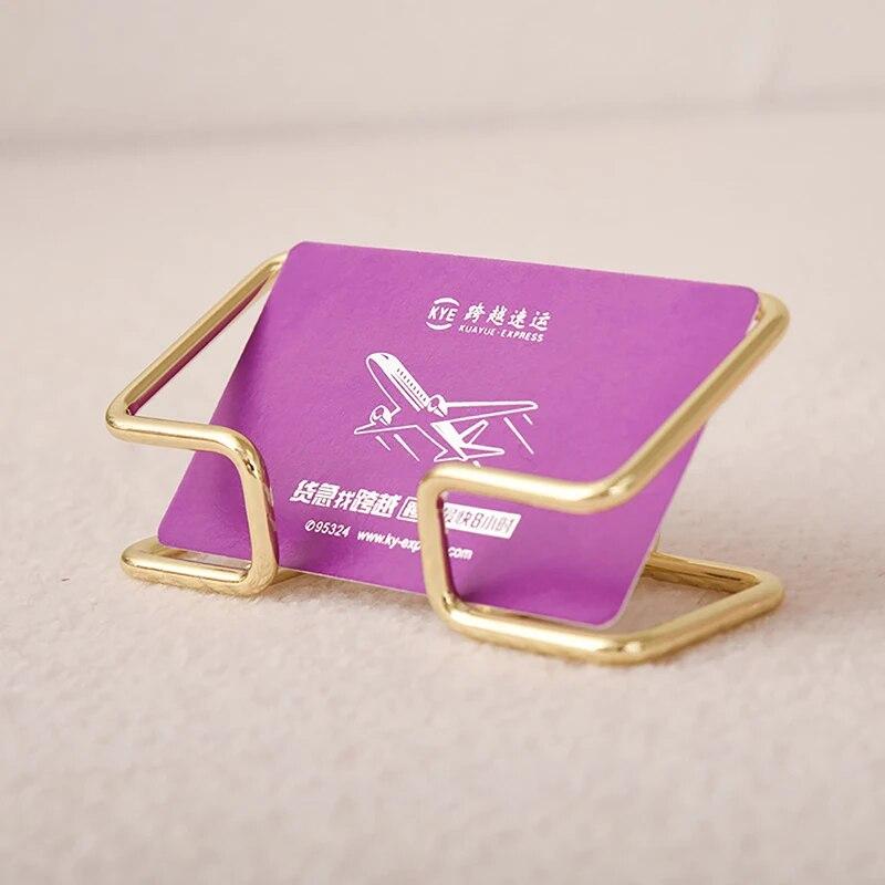 Держатель для визитных карточек, настольный кронштейн, органайзер для карт, офисные держатели для подарков