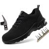 Air Cushion Work Safety Shoes For Men Women Breathable Work Sneakers Steel Toe Shoes Anti-Puncture Safety Protective Shoe