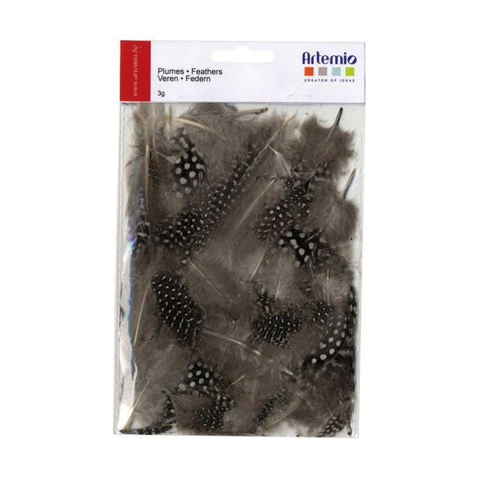 PLUMES GRISES - 8 CM
