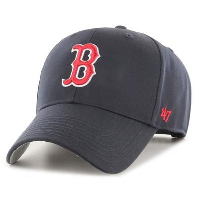 Регулируемая кепка - MLB BASIC Boston Red Sox темно-синяя - Мужская - 100% хлопок