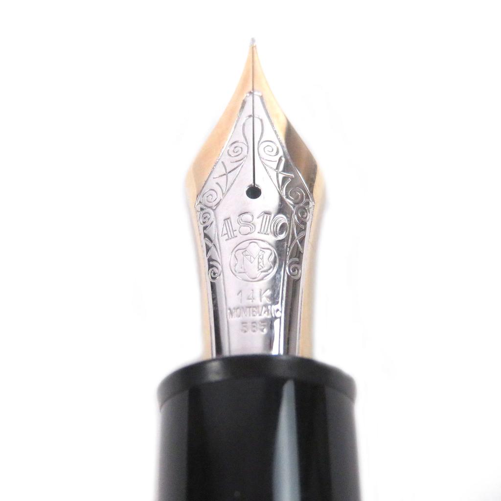 Excellent MONTBLANC fountain pen Meisterstück 149 Cap type black 14K mens Used