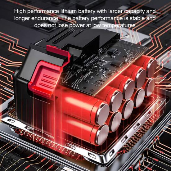 Cordless Lithium Turbo Blower Handheld Brushless Electric Blower 48V High-Power Industrial Fan for Car Drying Dust Removal And Outdoor Cleaning