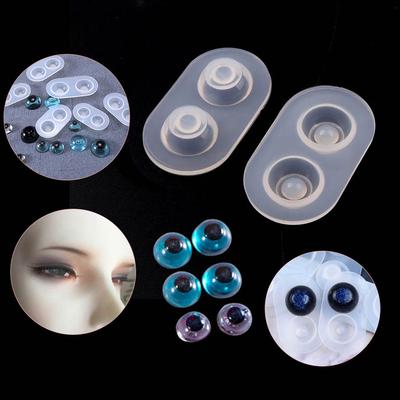 6 шт.6 размеров DIY кукольные глаза силиконовые формы смола форма для глазного яблока ремесла эпоксидная форма