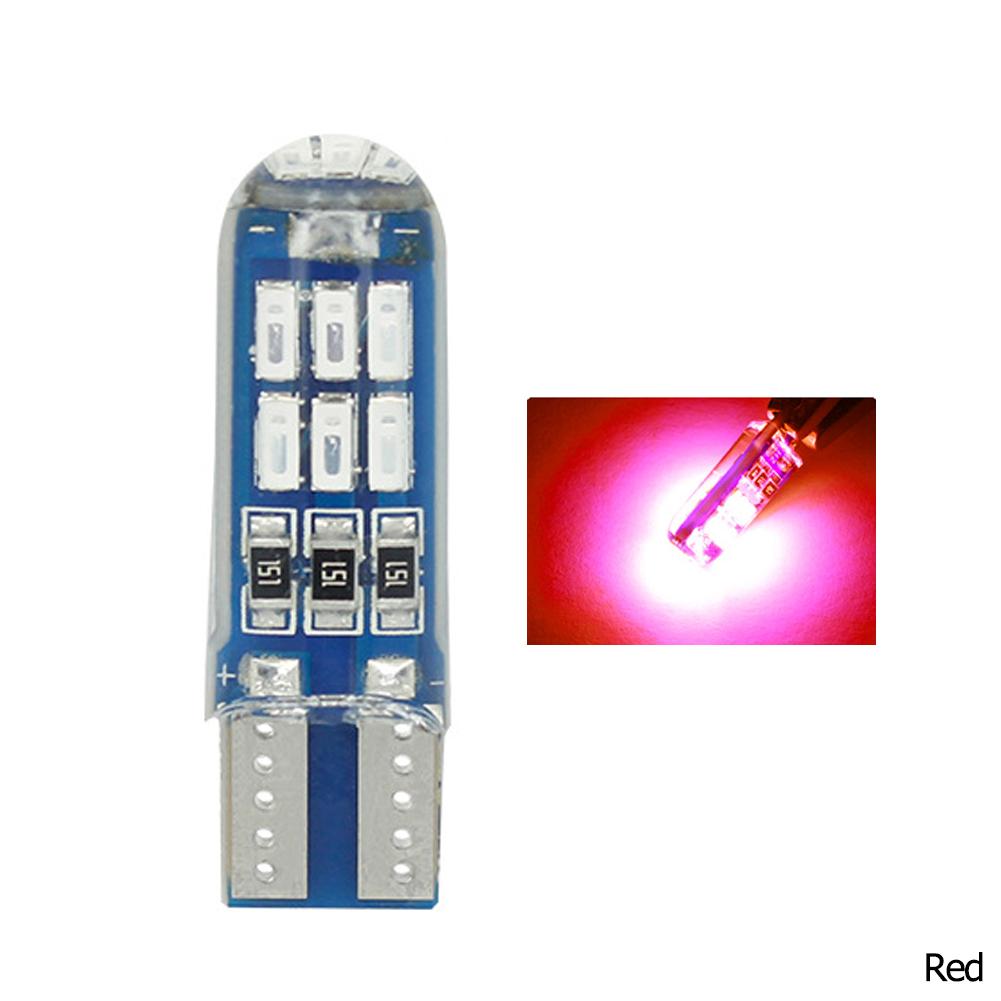2 шт. 15 светодиодов W5W T10 LED CANBUS без ошибок 5W5 12 В 3 Вт супер яркий боковой свет для салона автомобиля 194 4014 SMD автолампа белый янтарный красный