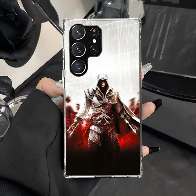 Чехол для телефона Assassin's Creed для Samsung Galaxy S25 S24 Ultra S23 S22 S20 FE S10 Plus S9 + Lite Мягкий чехол с принтом Coque