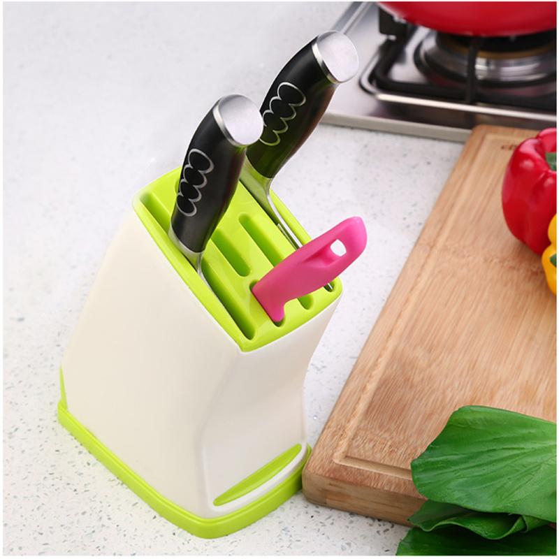 Бытовая кухня Пластиковый держатель резака Пластиковая кухонная стойка для крепления инструментов