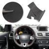Для Renault Megane 3 Scenic 3 Grand Scenic Kangoo 2 Fluence ZE Чехол на руль из микрофибры и кожи для салона автомобиля