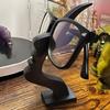 Подставка-держатель для очков 3D-печать Абстрактная Боковой профиль Стенд для демонстрации очков Стеллажи для демонстрации очков для полки в спальне Стола