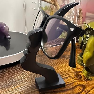 Подставка-держатель для очков 3D-печать Абстрактная Боковой профиль Стенд для демонстрации очков Стеллажи для демонстрации очков для полки в спальне Стола