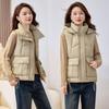 Хлопковый жилет женский осенне-зимний новый свободный универсальный короткий жилет пуховый хлопковый жилет жилет партия