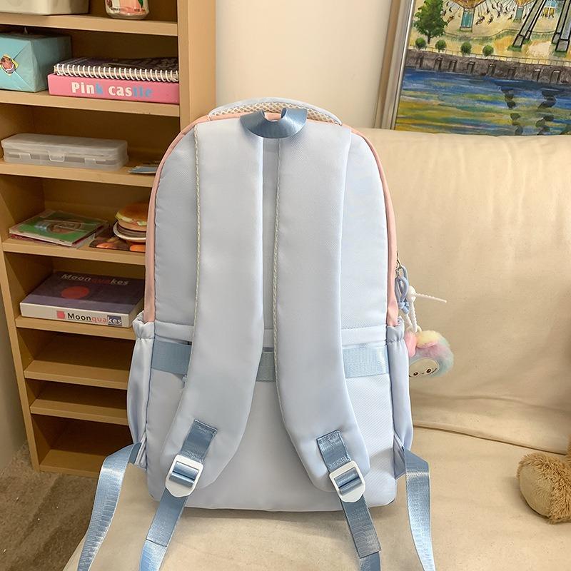 Школьный рюкзак новый высококачественный в стиле колледжа свежий и милый рюкзак конфетных цветов для учеников средней школы легкий рюкзак
