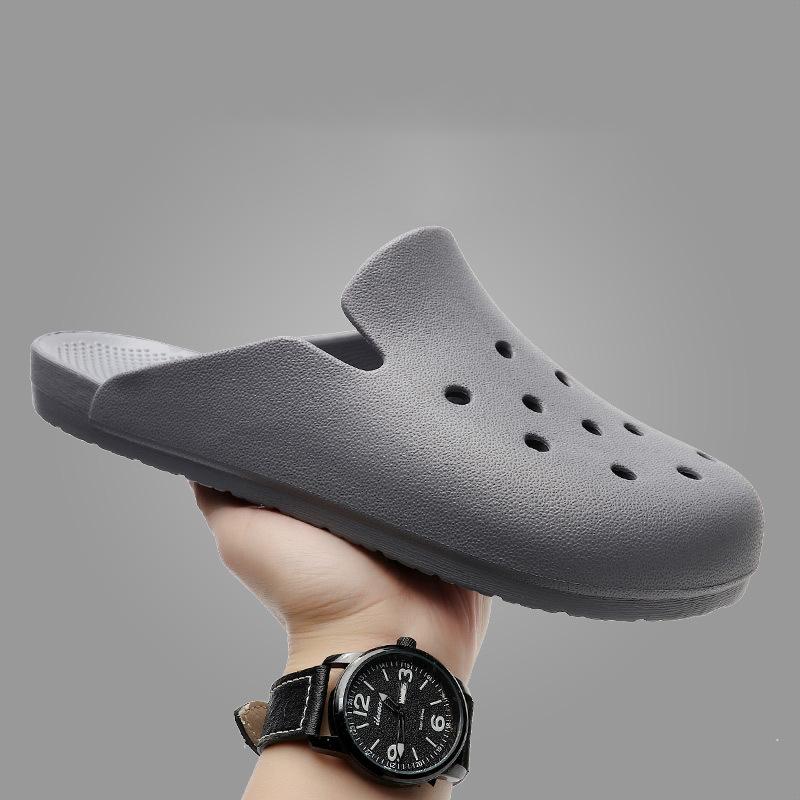 Fashion Crestar Women's Summer Sandals Outdoor Fashion Soft Bottom EVA Mules Non-slip Holes Garden Shoes Unisex Comfortable House Slides