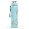 1PC Christ Faith Vintage Letter Print 750ml Color Plastic Sports Water Bottle Leakproof Flip Straw Lid Suitable for Sports Office Home Use