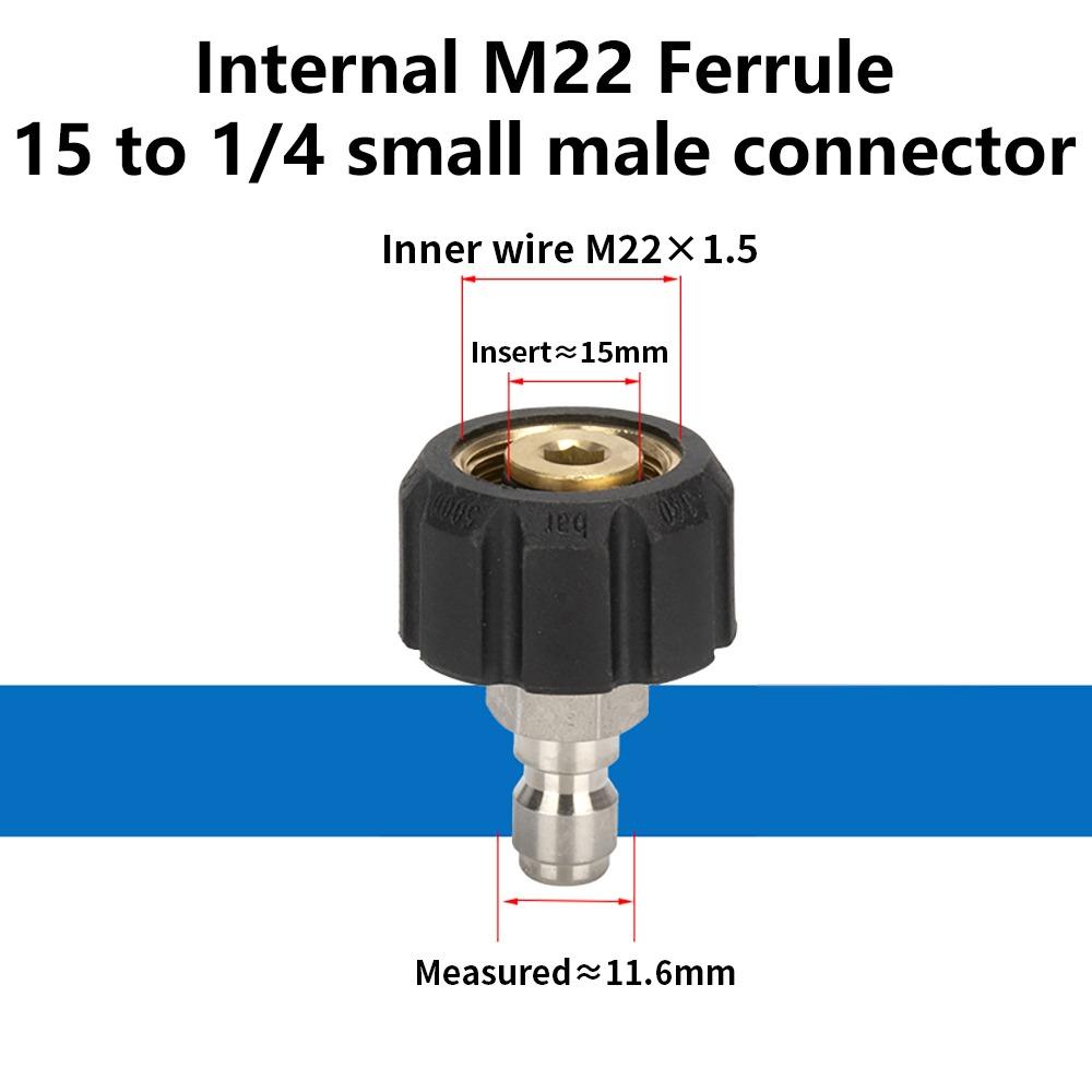 1Pcs Couplers Swivel Pressure Washer Adapter Wash Torch Hose Connector  Home Garden Accessory