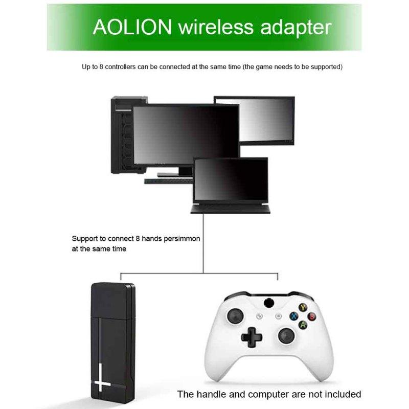 Portable Lightweight Wireless Receiver Adapter for XBOX One S X PC Controller