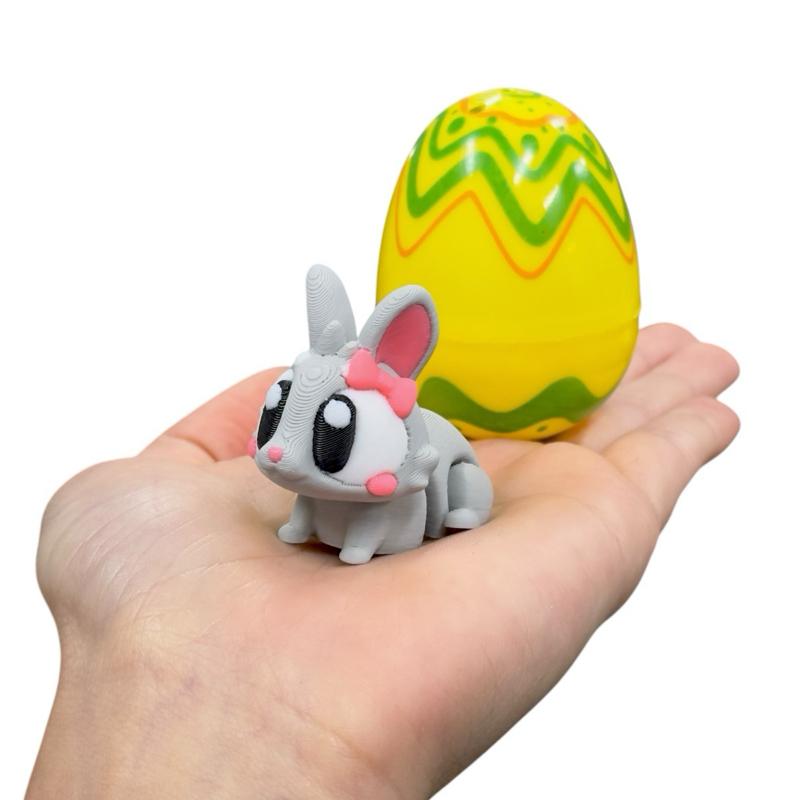 Mini Baby Animals - Cute 3D Printed Articulated Toy Figures - Collectible Figurines Decor