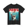 PAWS Parody Cat Mouse Humorous Cat Chasing Mouse Kitten T-Shirt