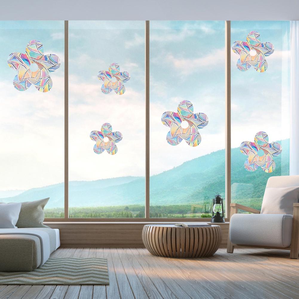 Electrostatic Lightcatcher Rainbow Sticker Creative Chic Window Colorful Films Prismatic Butterfly Accessories for Home Door