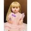 55CM Reborn Toddler Doll with Full Body Soft Silicone Raya Lifelike Soft Touch High Quality Pink Princess Doll Lovely Gifts for Children