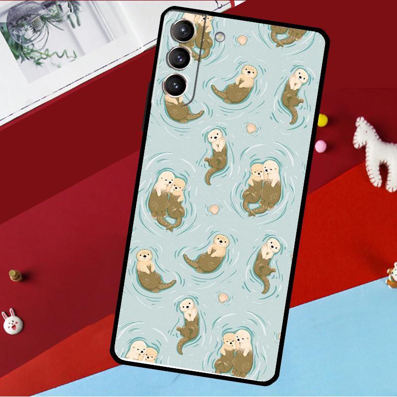 Чехол Animal Otter Для Samsung Galaxy S26 S25 S24 S21 S22 S20 Ultra S9 S10 Plus S23 FE S25 FE Чехол для телефона