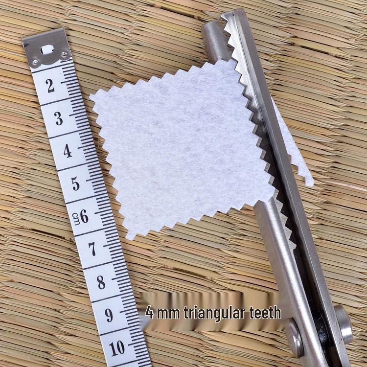 Тканевые крафт-ножницы: Треугольные, Зубчатые, Полукруглые и Волнистые узоры