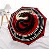 1pc Dragon YinYang Automatic Open/close Umbrella, 8-Rib sturdy structure, Portable Travel Umbrella, Parties, Everyday Use, Outdoor Accessory