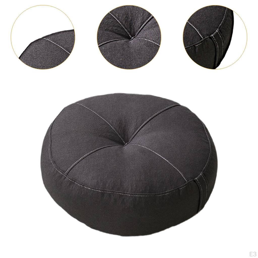 Round Cushion, Decorative And Soft, Meditation Cushion for Home, Sofa, Chair, Bed, Car, Indoor,