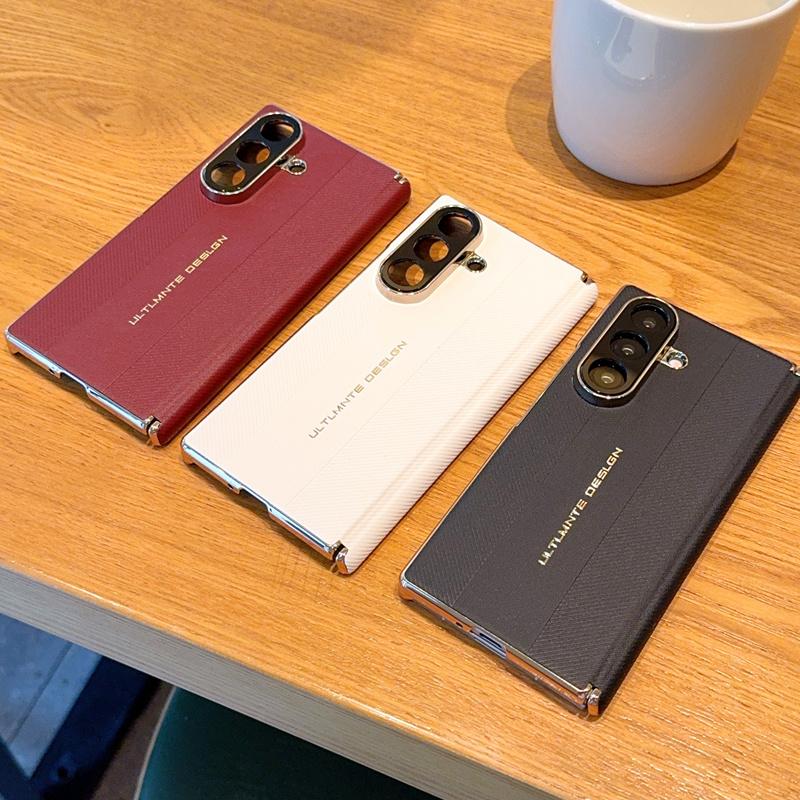 Fashion For Samsung Galaxy Z Fold 8 Ultra Phone Case Shockproof Solid Color PC Hard Shell Hinge Protection Back Cover