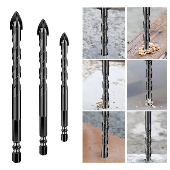 Легированная сталь с шестигранным хвостовиком, стекло, керамика, мрамор, сверло, деревообрабатывающий инструмент