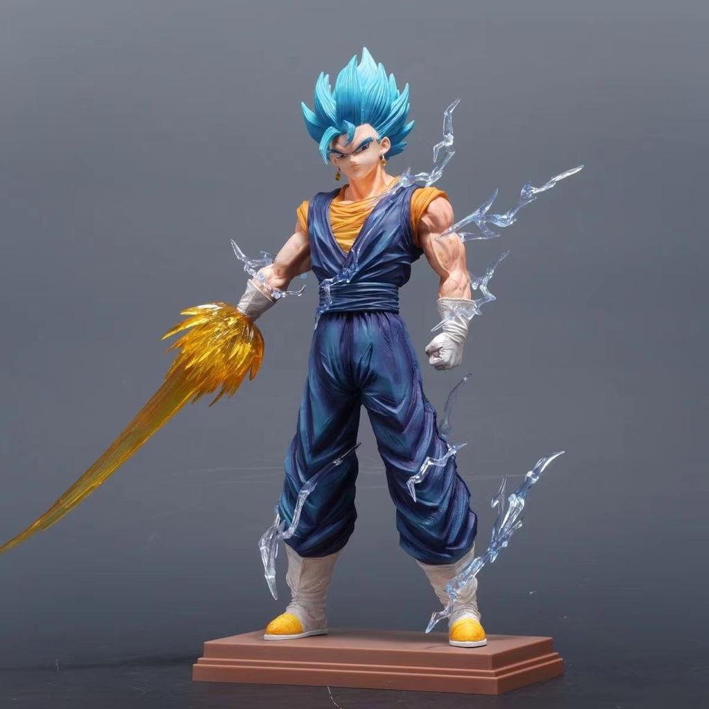 Drogan Boll Vegetto Figure Replace Arms Vegetto Blue Super Saiyan 4 Action Figure Gk Statue Collection Model Toys Gifts