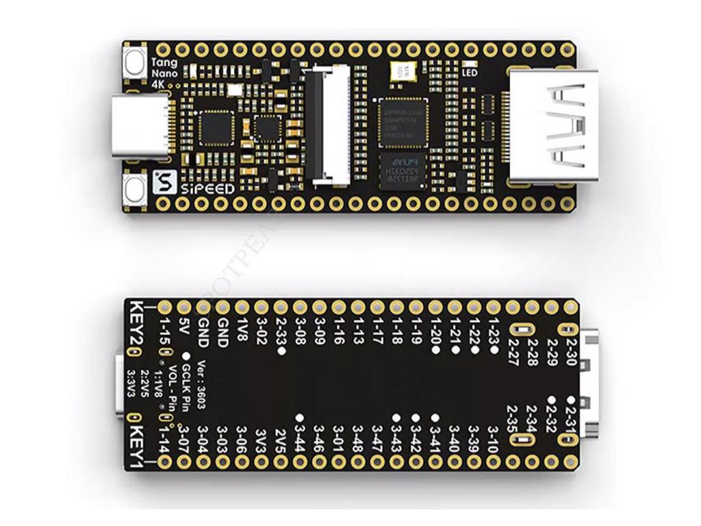Плата для разработки Gaoyun Lichee Tang Nano 4K FPGA