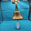 Brass Bell, Engraved School Wall Hanging Bell Indoor Outdoor, Nautical Bells, Ship Boat Maritime Decor, Customized Ship Bell