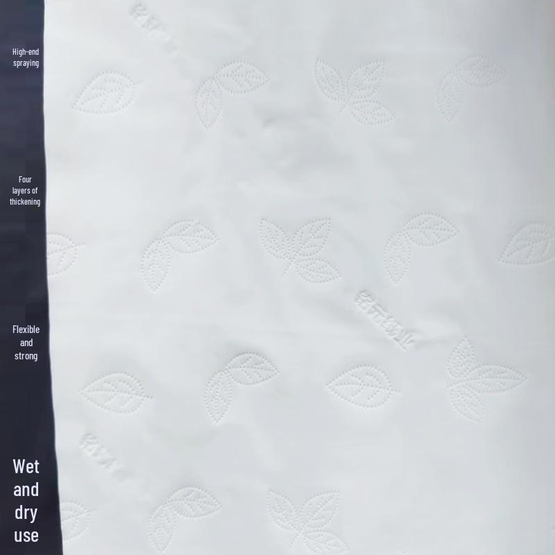 Large Soft Wood Pulp Toilet Paper Roll for Home/Postpartum/Older Adults