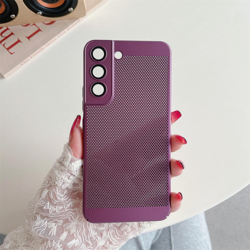 Ультратонкий дышащий чехол с теплоотводом для Samsung S23 S22 S21 Plus S20 FE A04E A73 A33 A53 A13 A03 A52 A32 Note 20 10 Pro