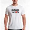 Jackass Forever TShirt Summer Casual Cotton Tee Oversized Streetwear Tops Vintage Graphic Print Loose Fit Short Sleeve