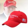 Кепка Дональда Трампа Кепка Сделай Америку снова великой Кепка Республиканской партии GOP Регулируемая бейсболка с сеткой Патриотическая кепка Трамп в президенты I6S7