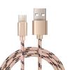 Премиальный плетеный USB Type-C кабель для быстрой зарядки - 2.1А